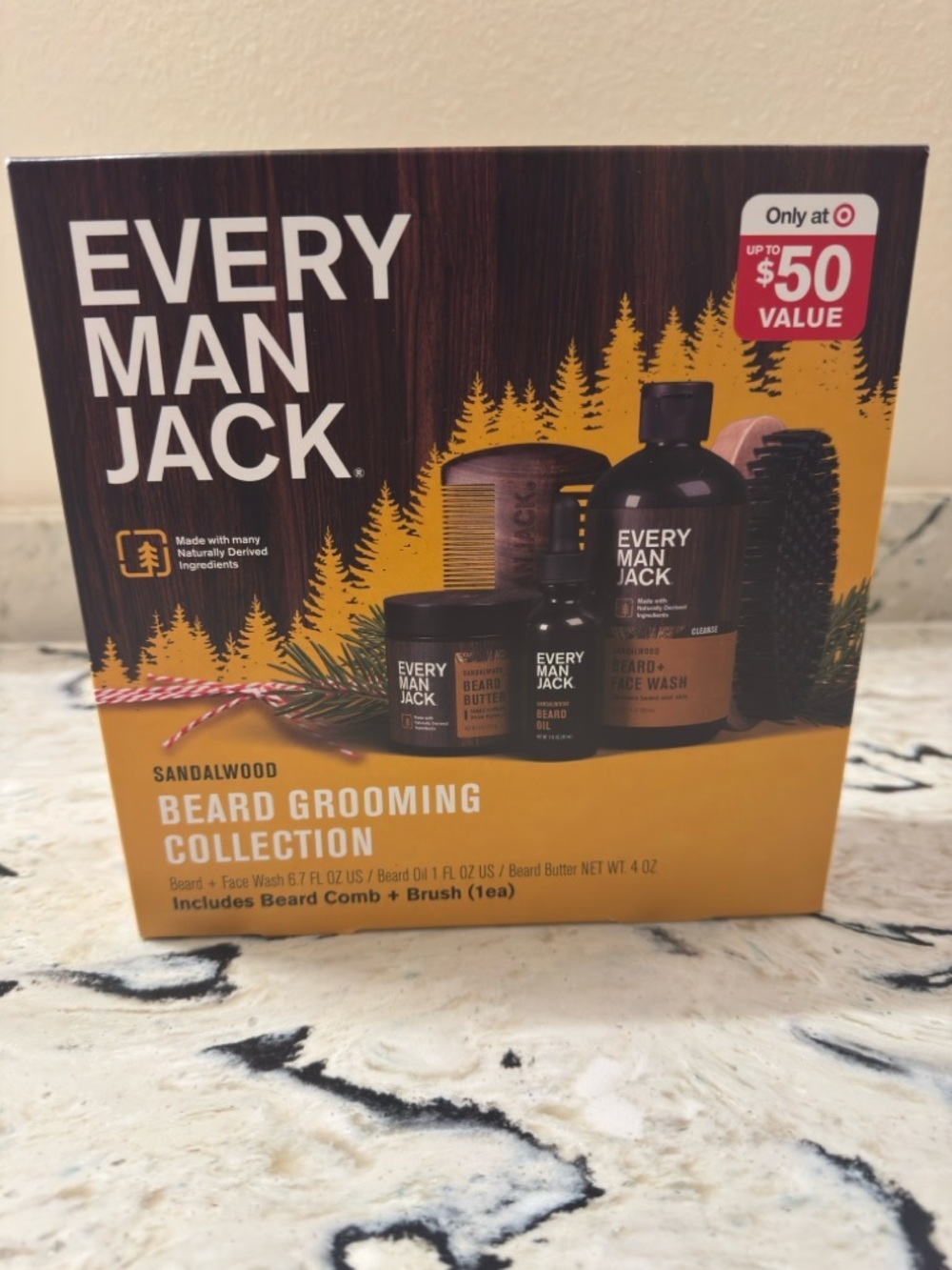 Every Man Jack Sandalwood Beard Grooming Set